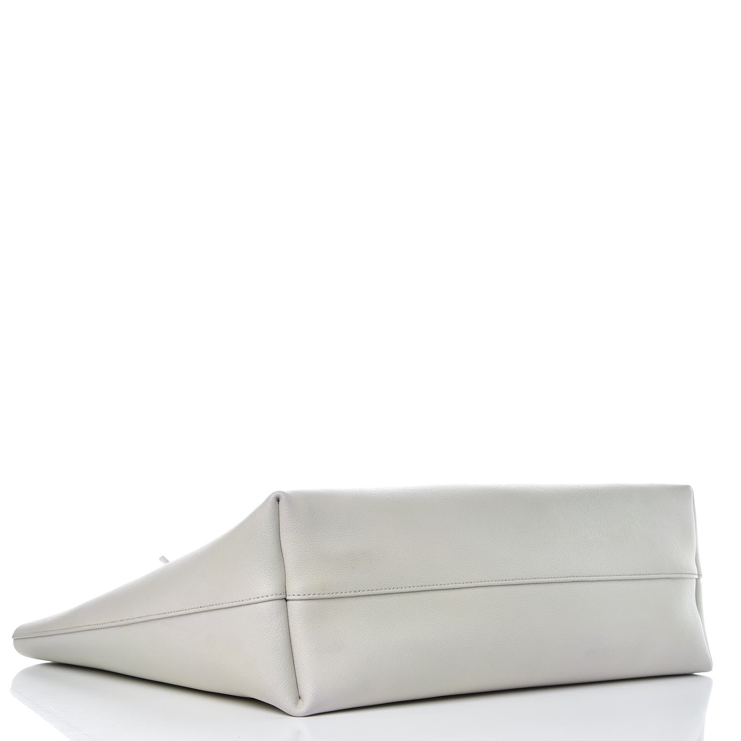 Saint Laurent Calfskin Large Shopping Tote Porcellana 4 of 15