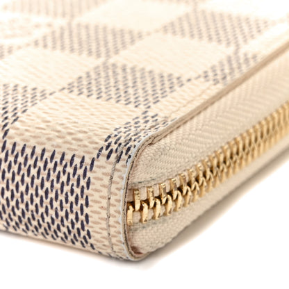 Louis Vuitton Damier Azur Clemence Wallet Rose Ballerine 8 of 8
