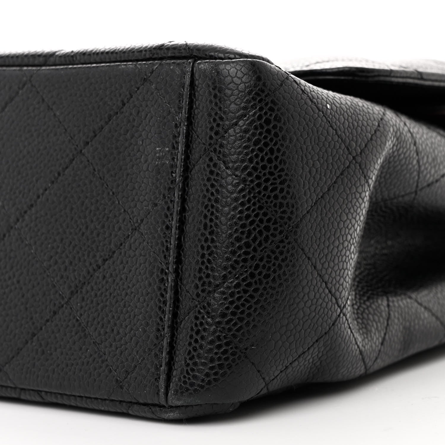 Chanel Caviar Quilted Maxi Double Flap Black 10 of 12