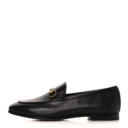 Gucci Calfskin Womens Jordaan Loafers 35 Black 1 of 9