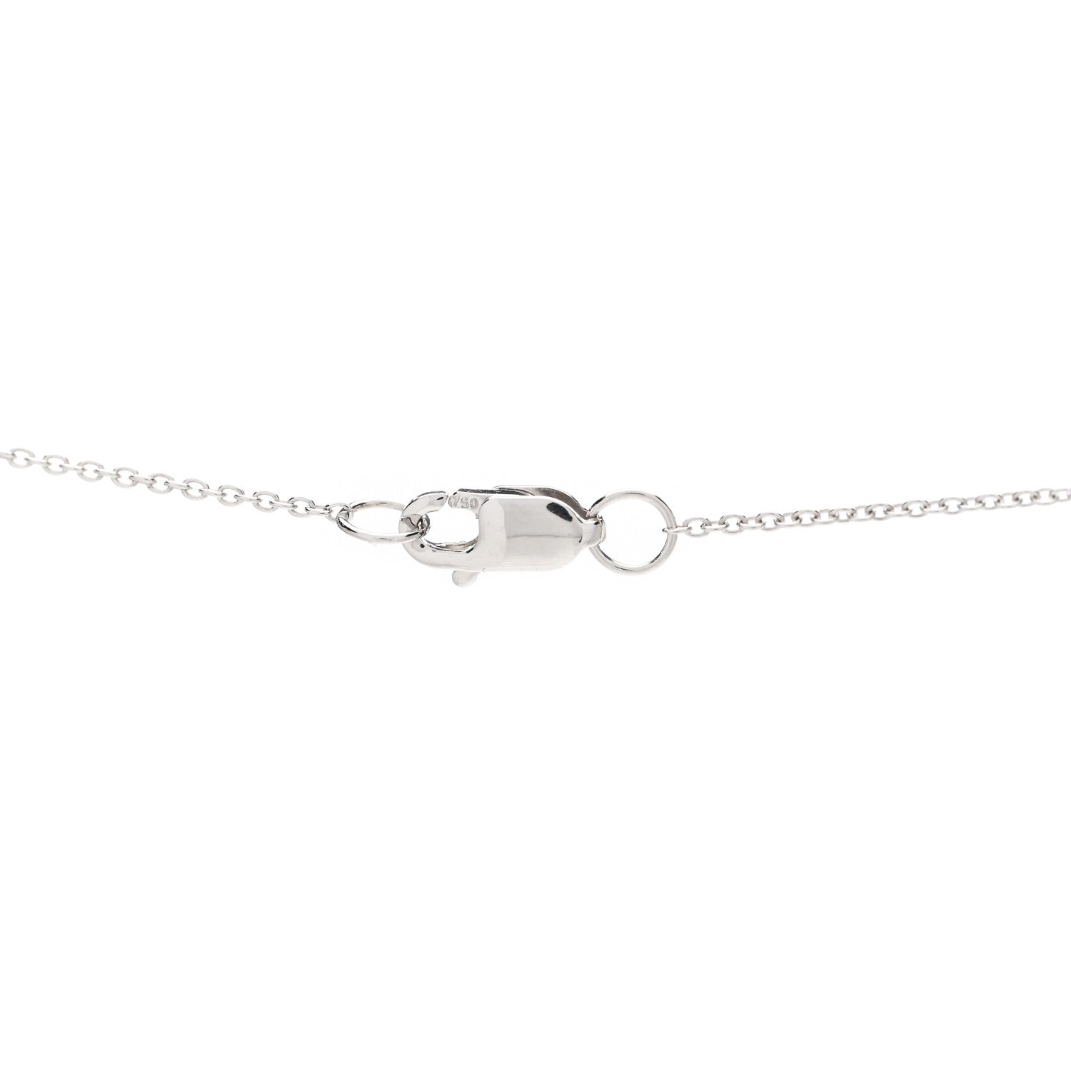 Damiani 18K White Gold Diamond Rose Quartz Heart Pendant Necklace 4 of 5