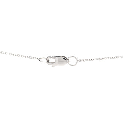 Damiani 18K White Gold Diamond Rose Quartz Heart Pendant Necklace 4 of 5