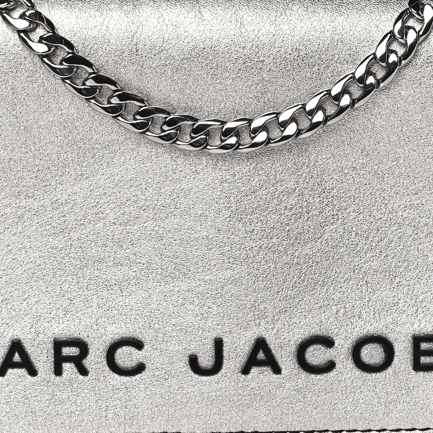 Calfskin Double Take Bag Silver
