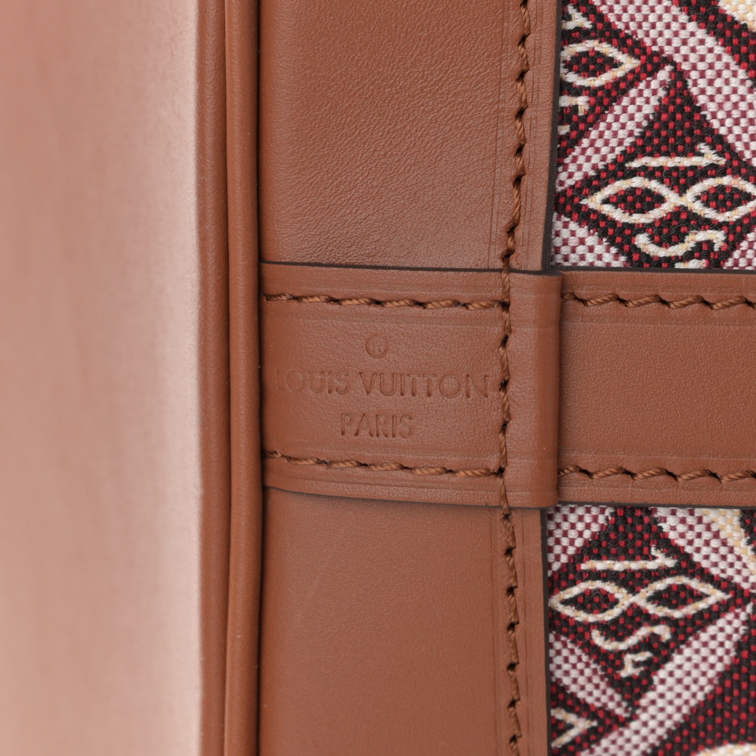 Louis Vuitton Jacquard Since 1854 Petit Noe Bordeaux 6 of 10