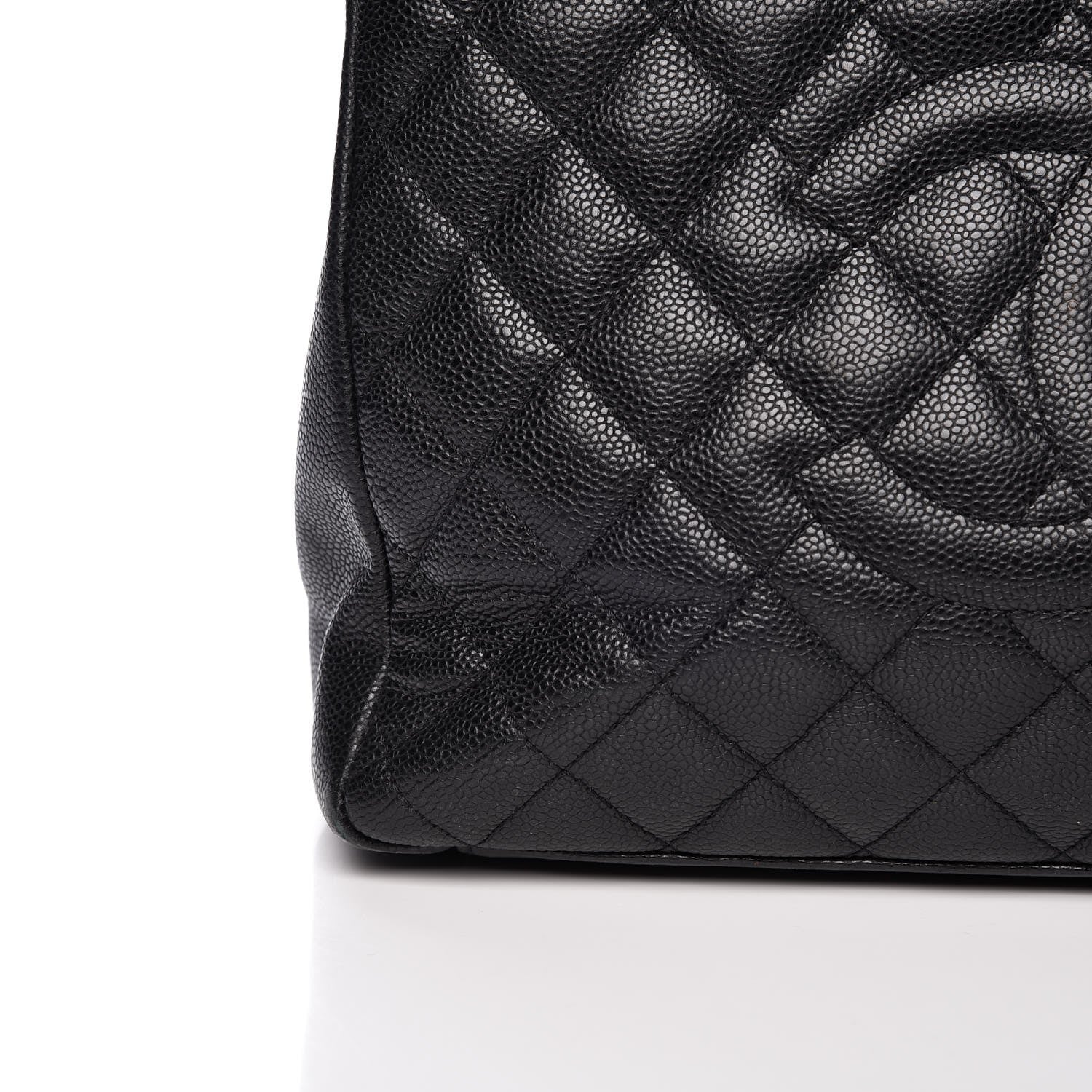 Chanel Caviar Quilted Grand Shopping Tote GST Black 15 of 20