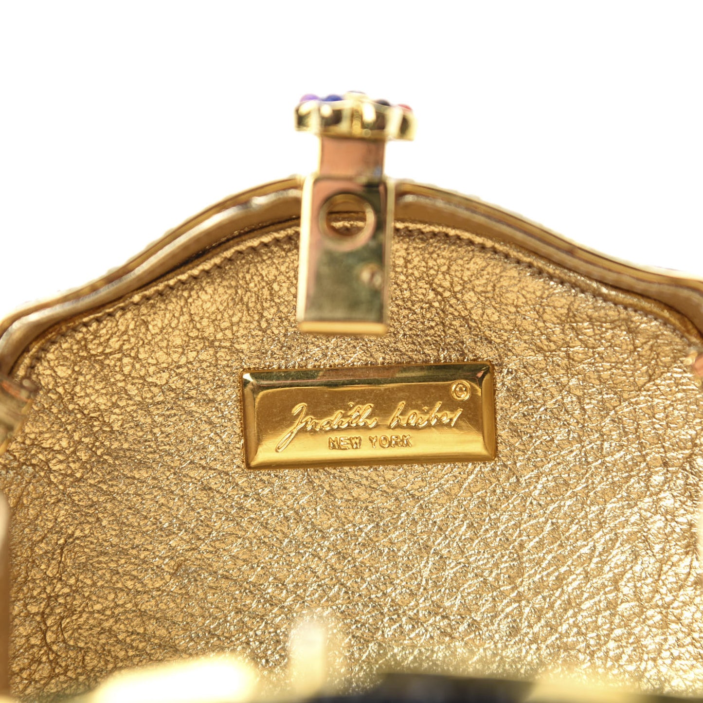 Swarovski Crystal Minaudiere Clutch Black