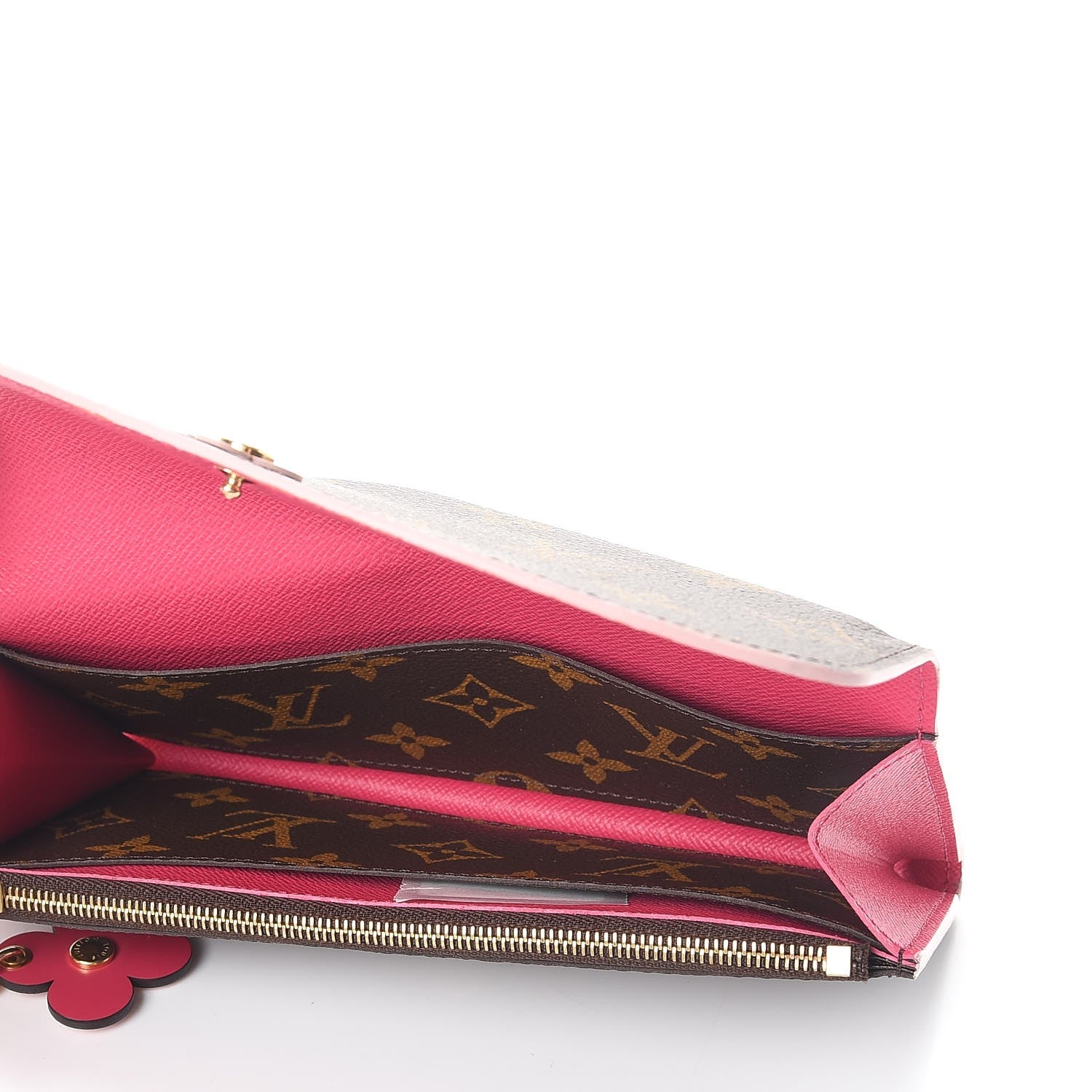 Louis Vuitton Monogram Bloom Flower Emilie Wallet 5 of 7