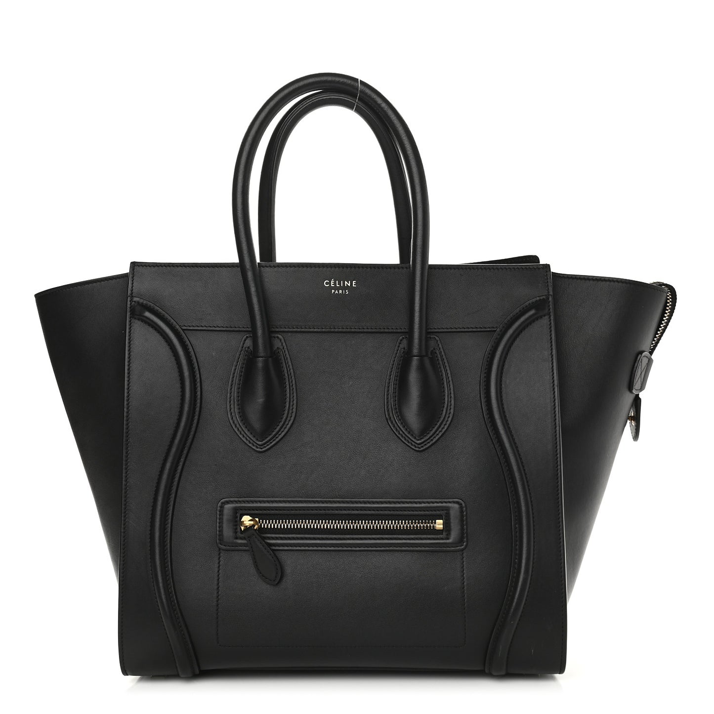 Smooth Calfskin Mini Luggage Black
