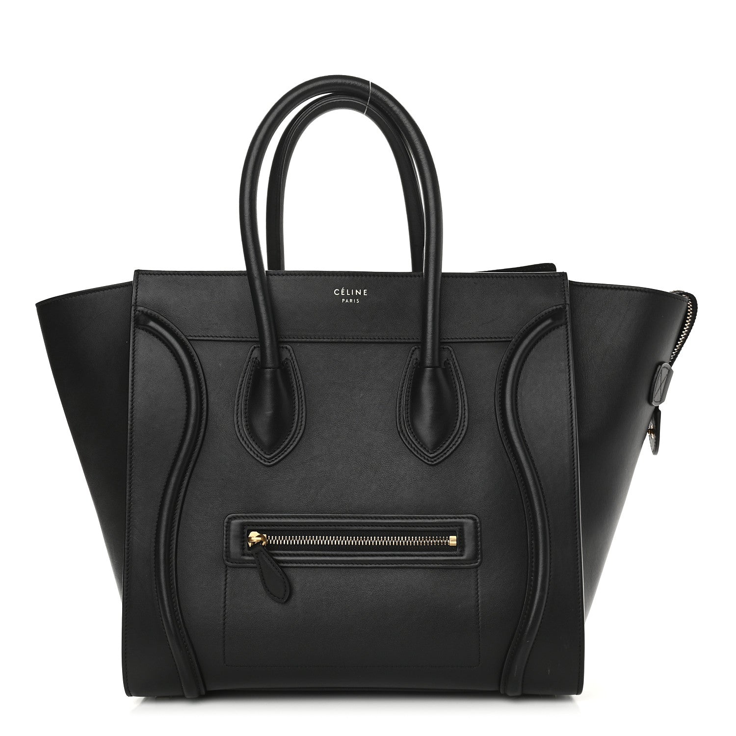 Celine Smooth Calfskin Mini Luggage Black 1 of 8