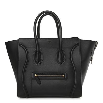 Celine Smooth Calfskin Mini Luggage Black 1 of 8