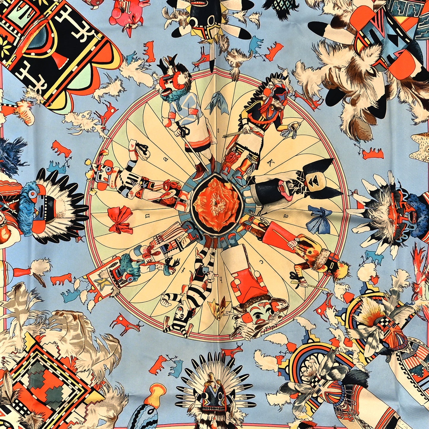 Silk Kachinas Wash Scarf 90