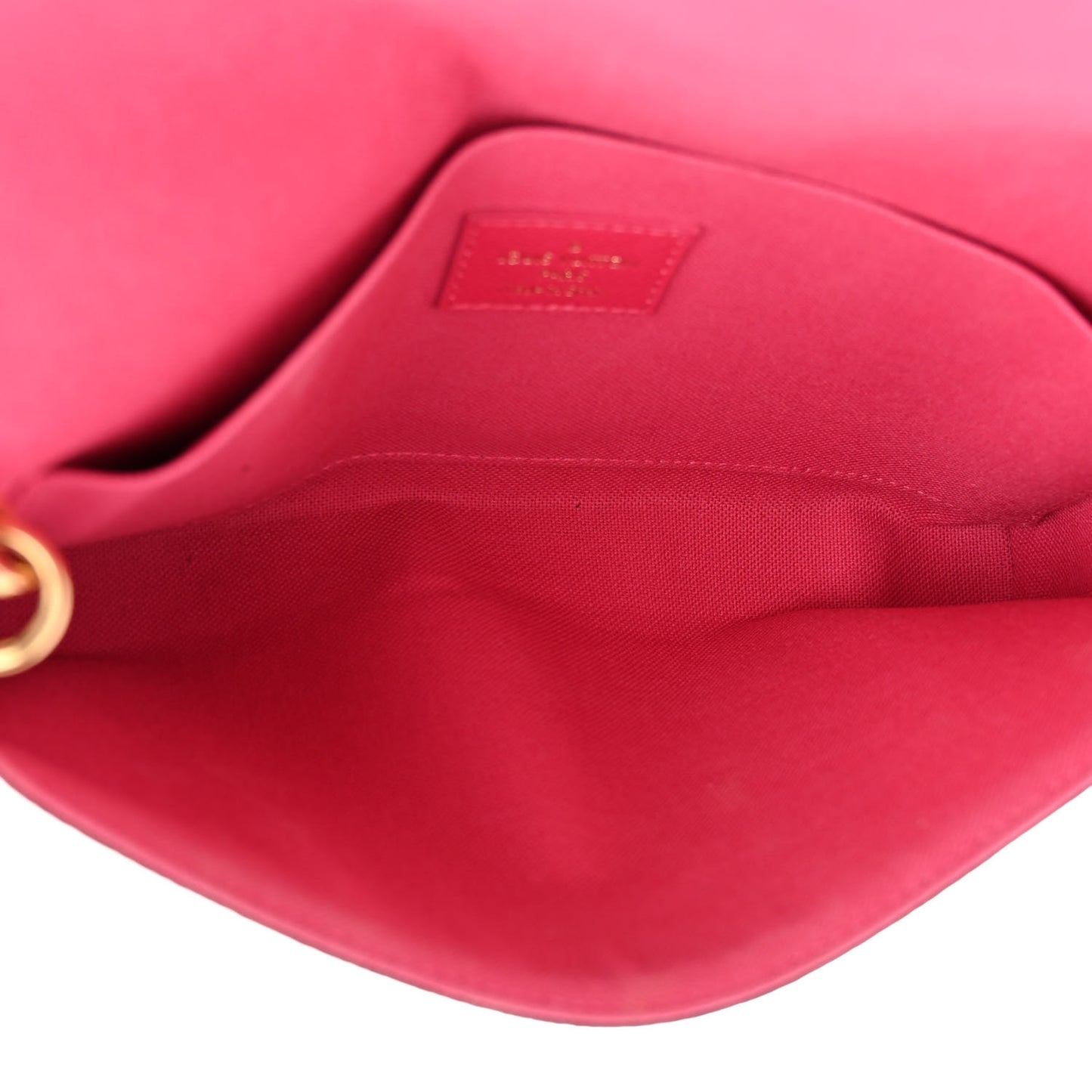 Monogram 2021 Christmas Animation Hollywood Pochette Felicie Chain Wallet Fuchsia