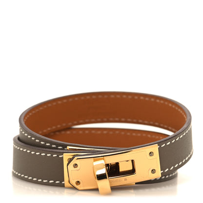 Hermes Swift Kelly Double Tour Bracelet Etoupe 1 of 7