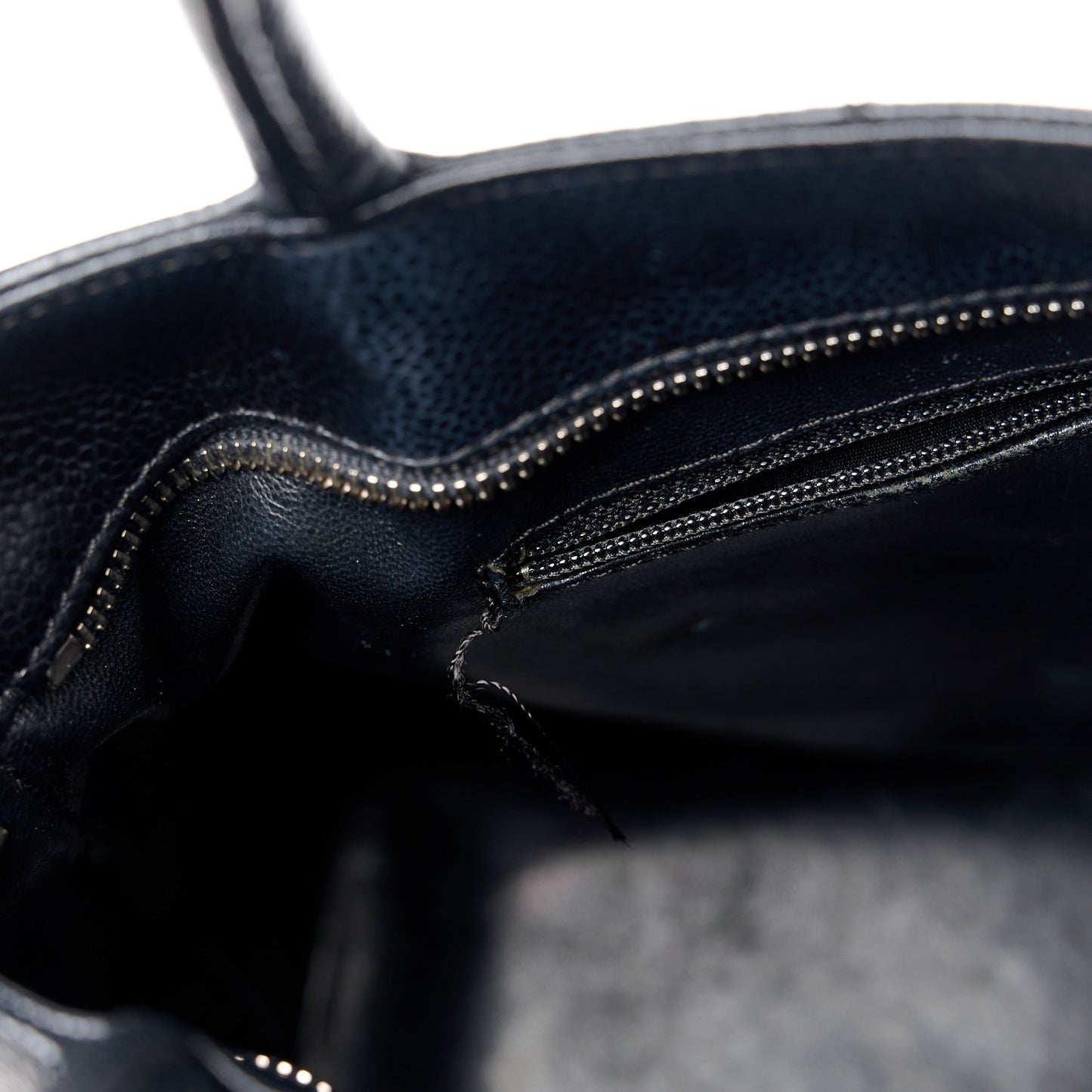 Caviar Quilted Medallion Tote Black