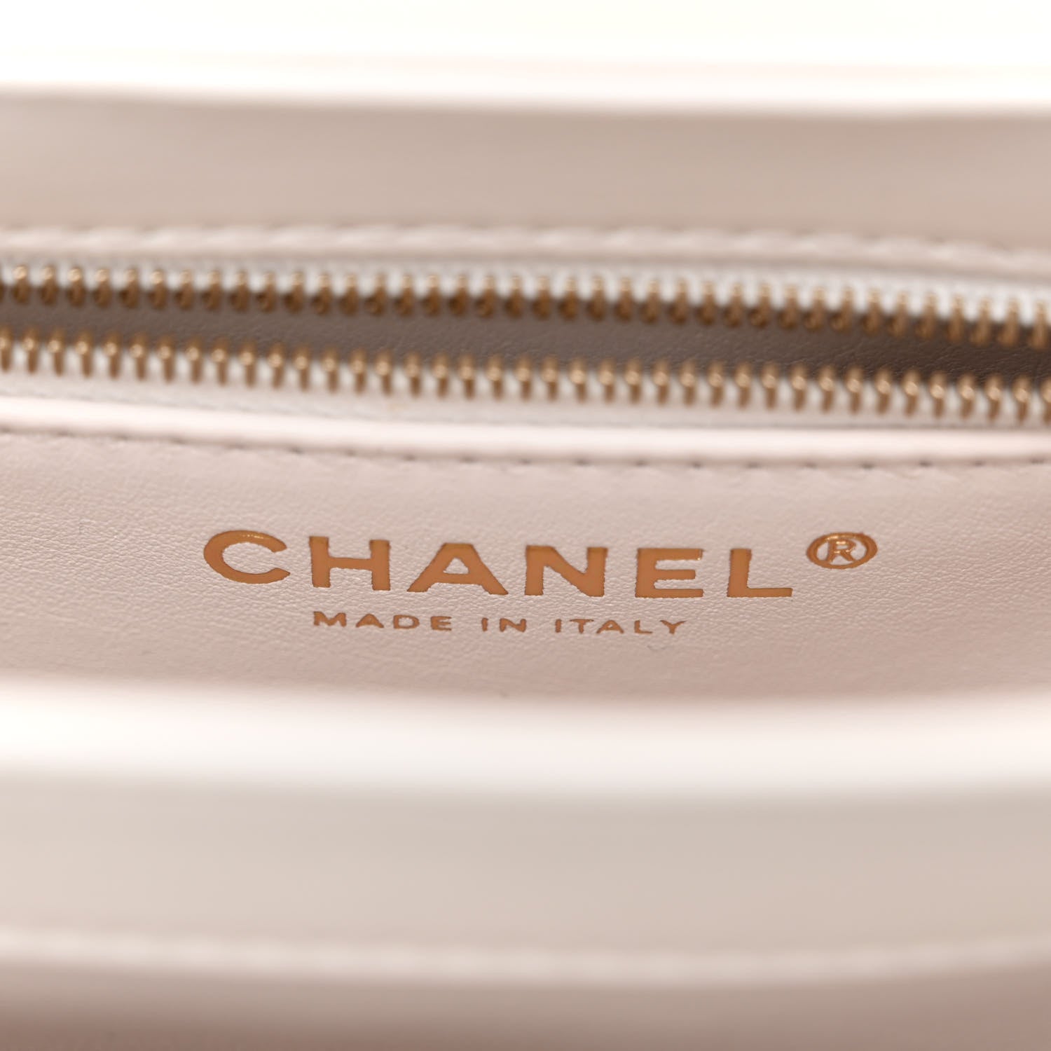 Chanel Lambskin Lacquered Quilted Mini Trendy CC Dual Handle Flap Bag White 6 of 11