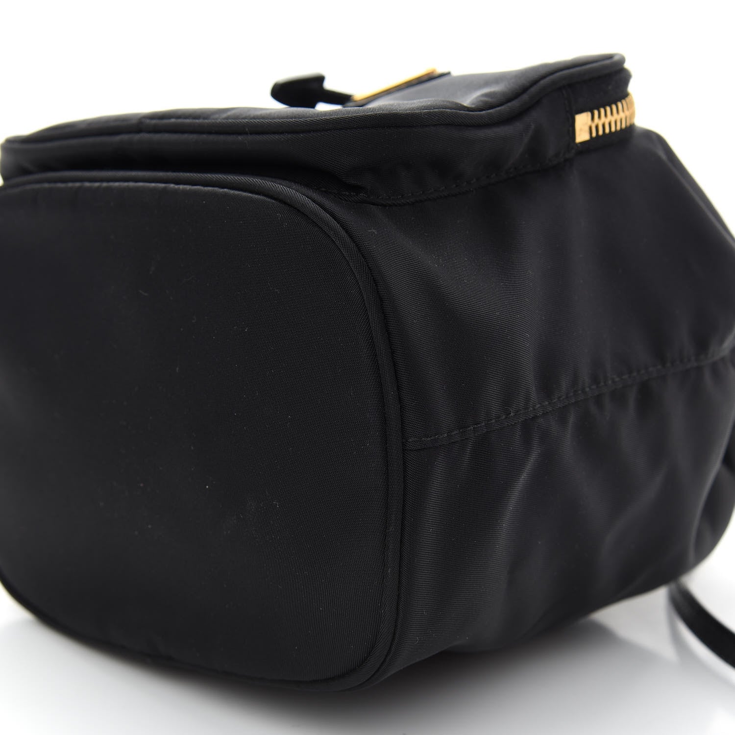 Prada Re-Nylon Duet Drawstring Shoulder Bag Black 10 of 10
