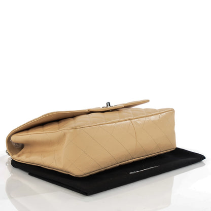 Chanel Caviar Quilted Jumbo Single Flap Beige Clair 4 of 8