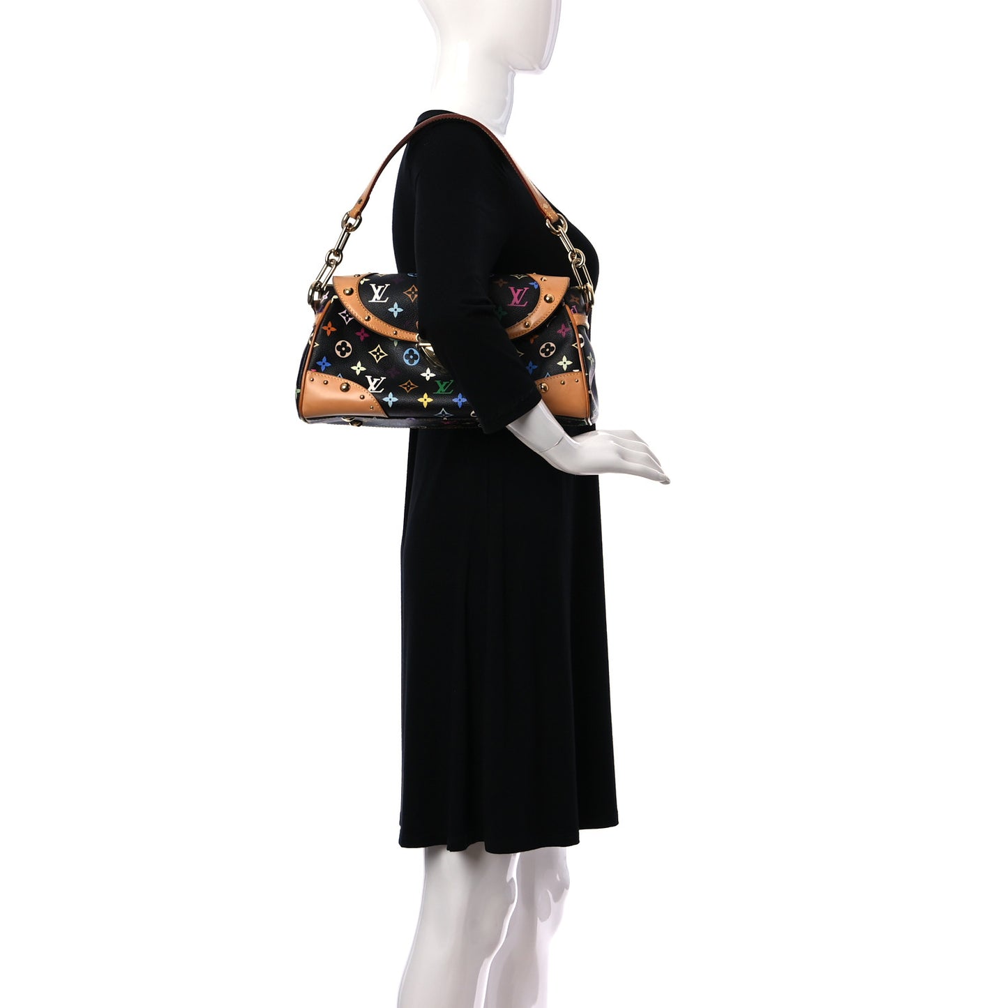 Monogram Multicolor Beverly MM Black