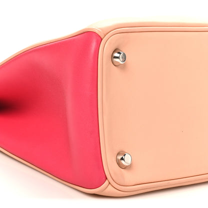 Christian Dior Smooth Calfskin Medium Tri-Color Diorissimo Tote Pink Fuchsia Orange 9 of 10