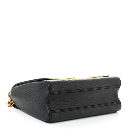 Louis Vuitton Epi Studded Sol Twist Shoulder Bag MM Black 4 of 11