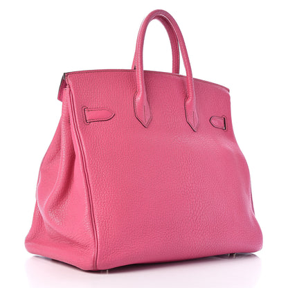 Hermes Chevre de Coromandel HAC Birkin 32 Fuchsia 3 of 19