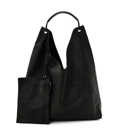 The Row Lambskin Bindle Three Bag Black 3 of 10
