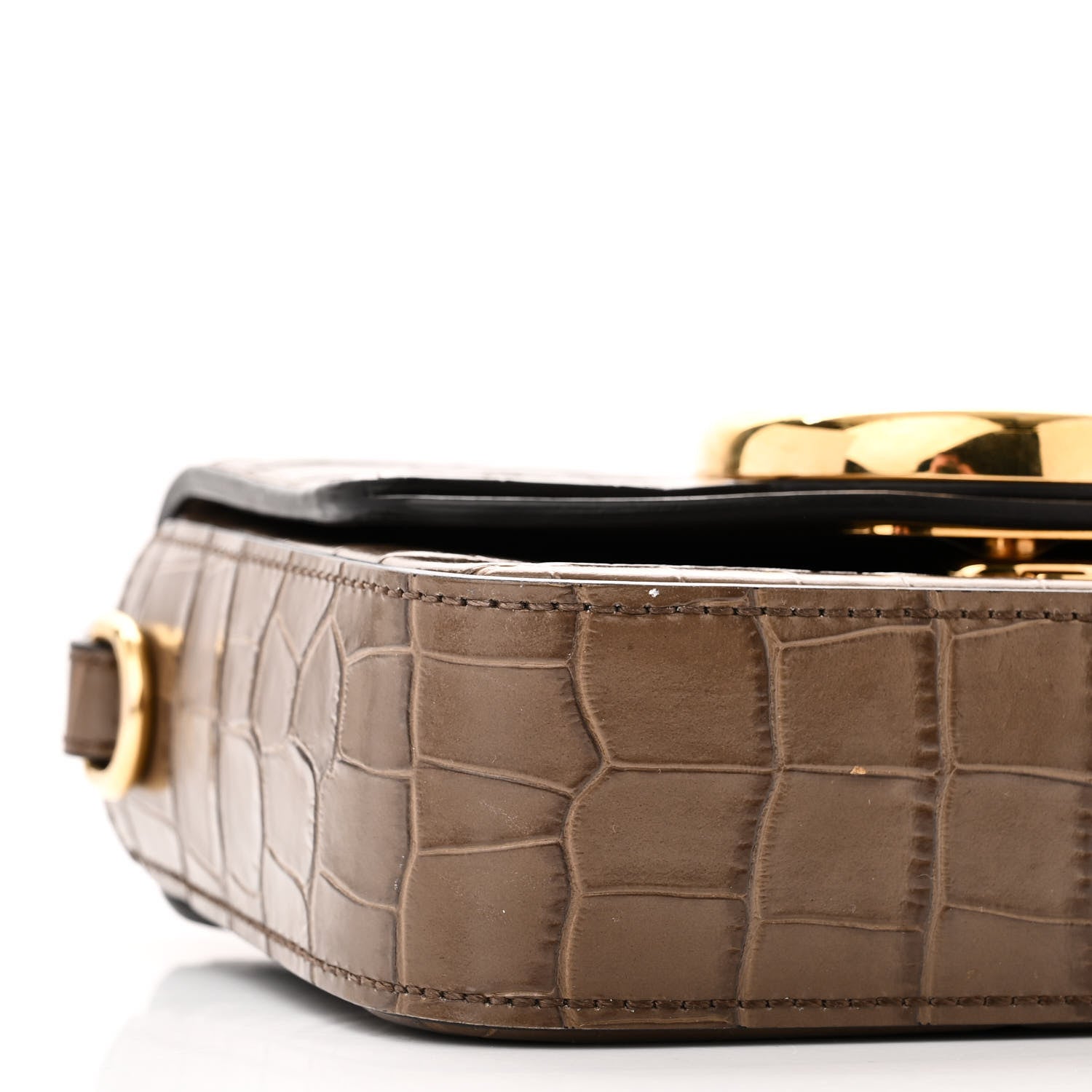 Chloe Calfskin Crocodile Embossed Mini C Bag 8 of 10