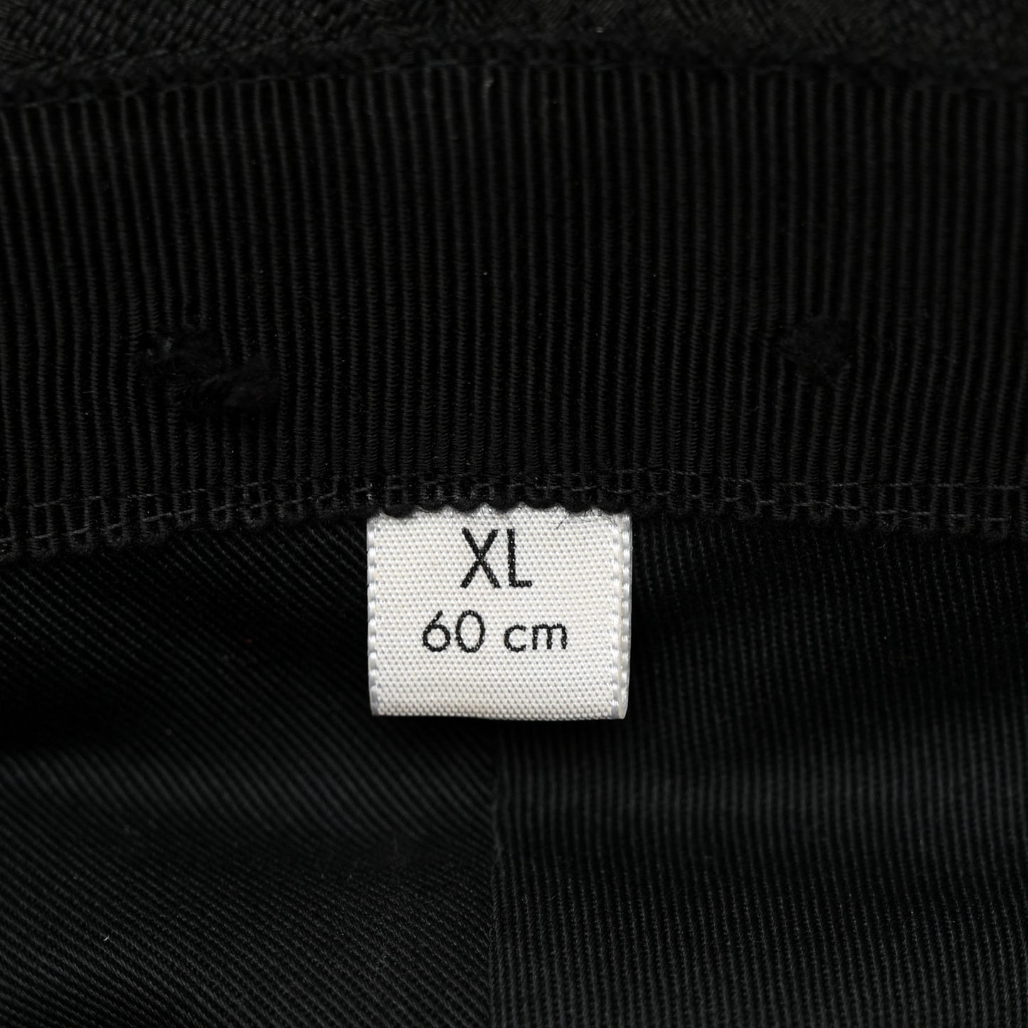 Monogram Textured Dollar Calfskin GG Jago Bucket Hat XL Black