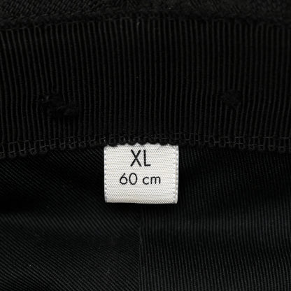Gucci Monogram Textured Dollar Calfskin GG Jago Bucket Hat XL Black 16 of 16