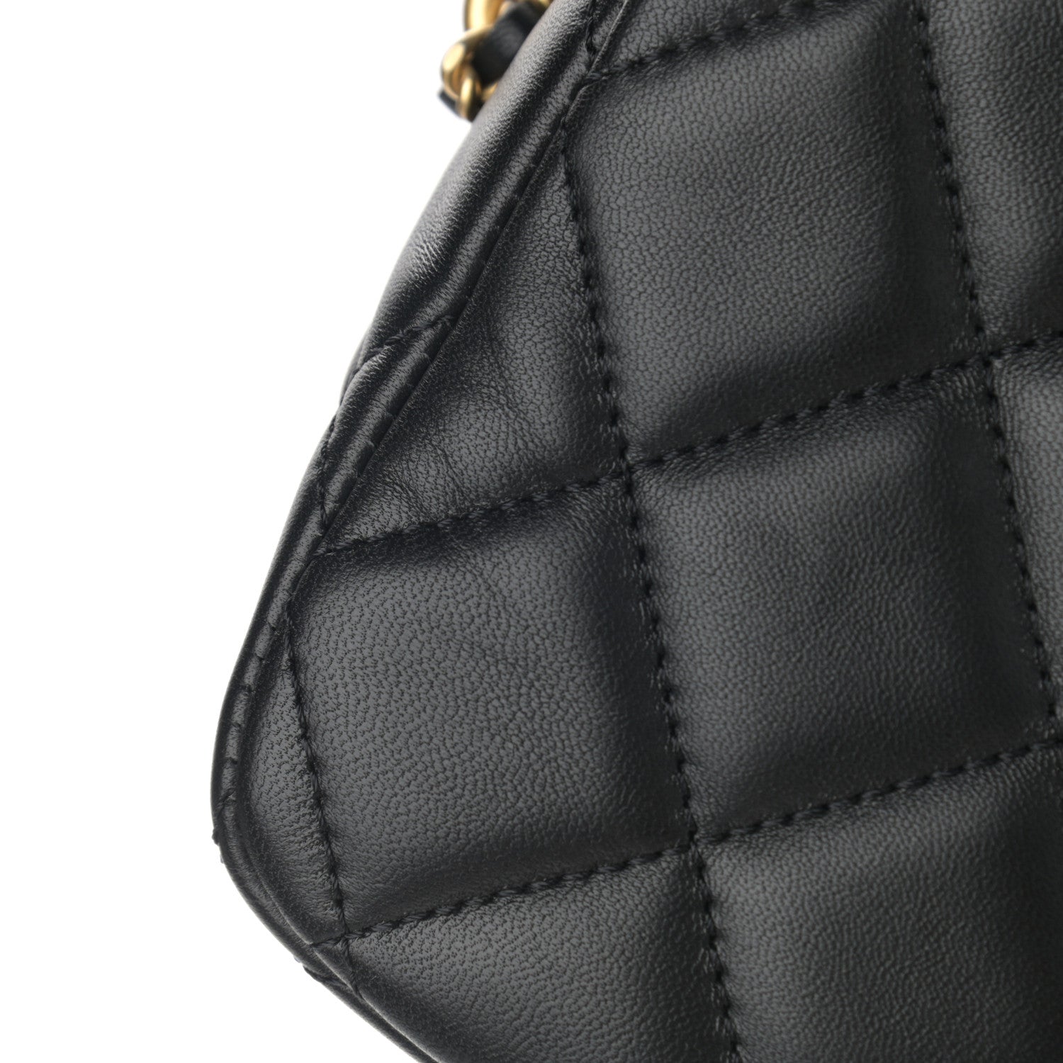 Chanel Lambskin Quilted Mini My Perfect Camera Case Black 11 of 12
