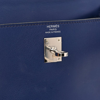 Hermes Swift Kelly Retourne 25 Bleu Saphir 6 of 12