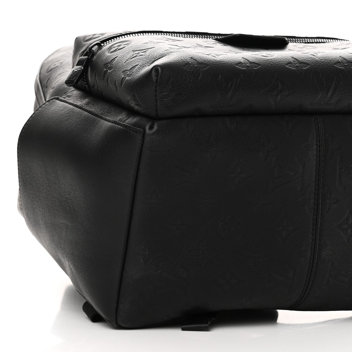 Calfskin Monogram Shadow Discovery Backpack Black