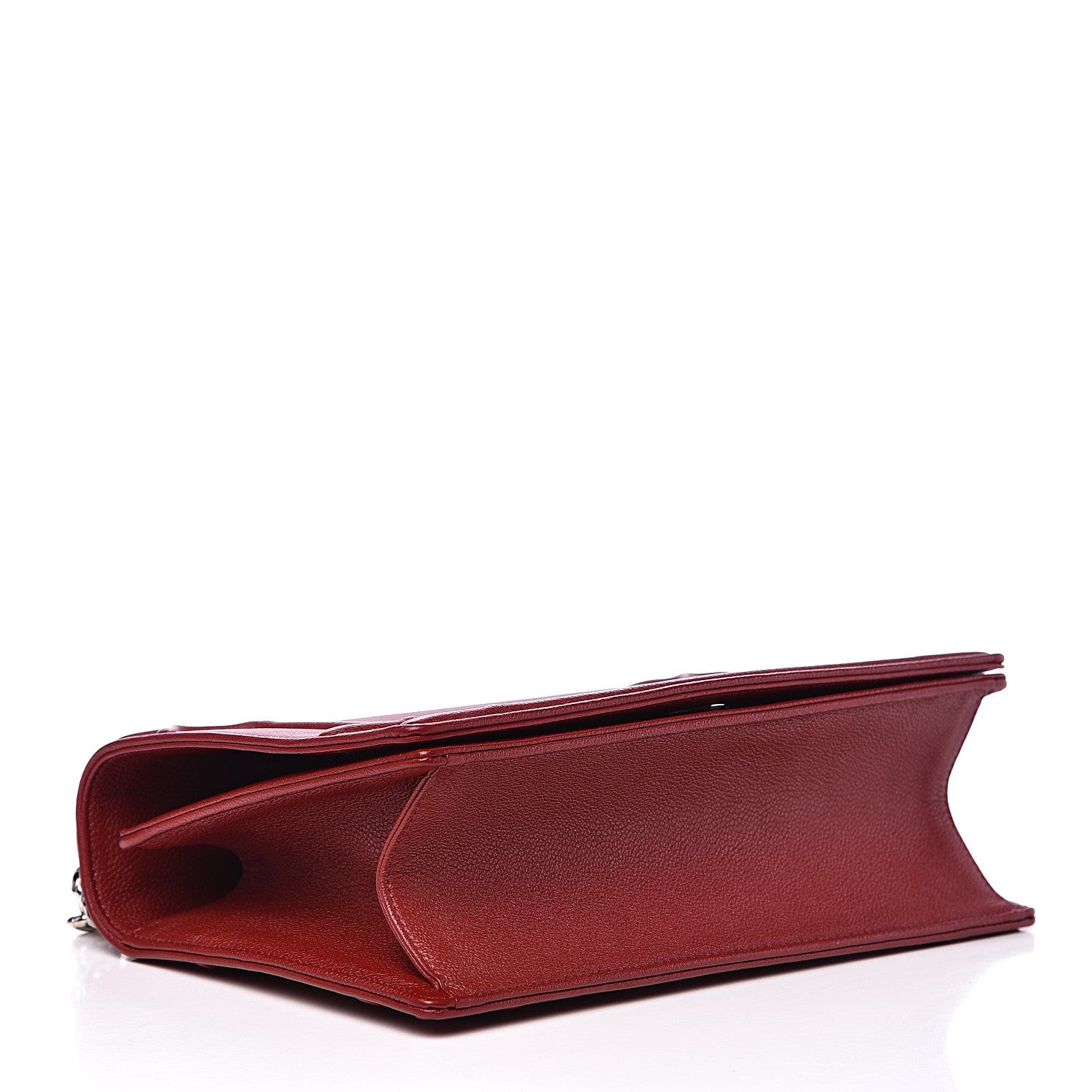 Christian Dior Grained Calfskin Medium Diorama Flap Bag Red 3 of 12