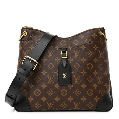 Louis Vuitton Monogram Odeon MM Black 1 of 10