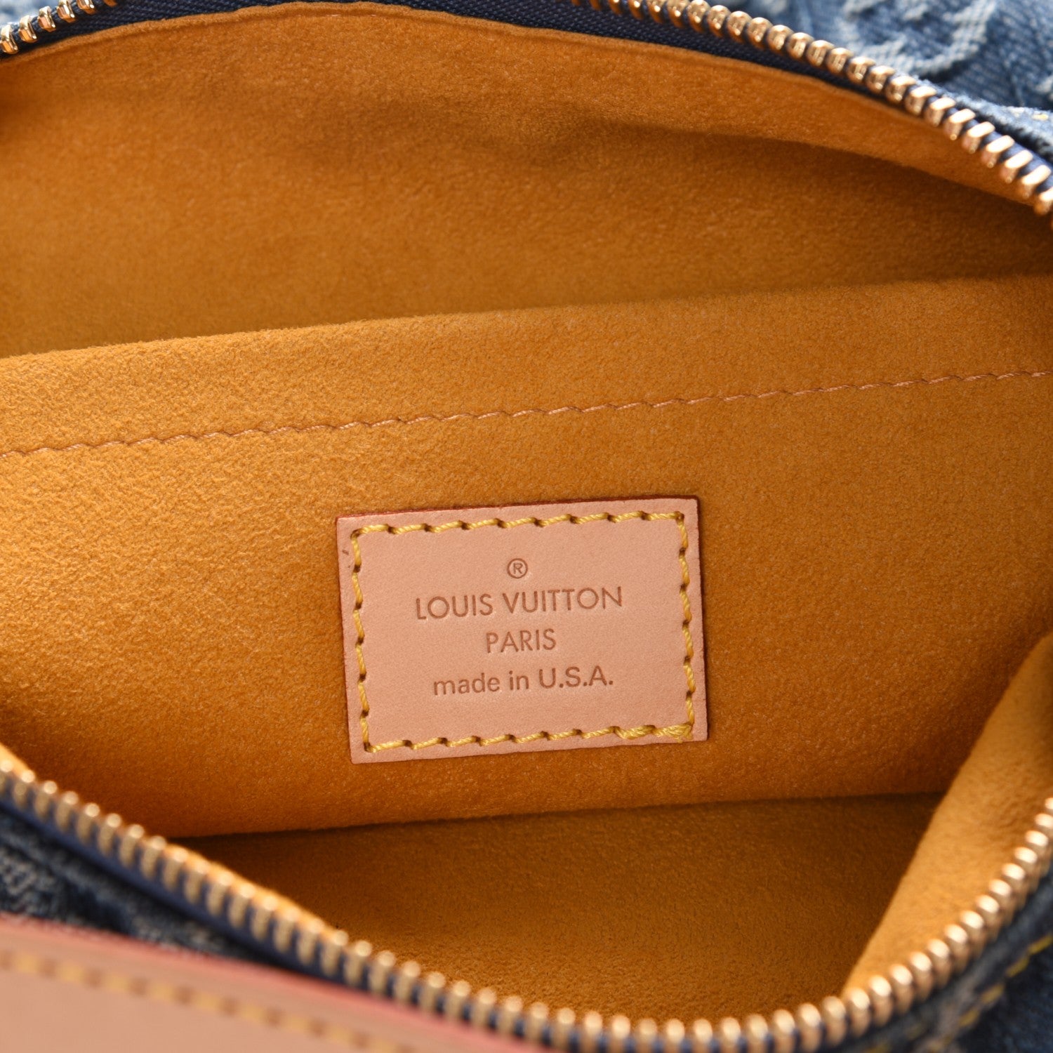 Louis Vuitton Denim Baggy GM Blue 6 of 7