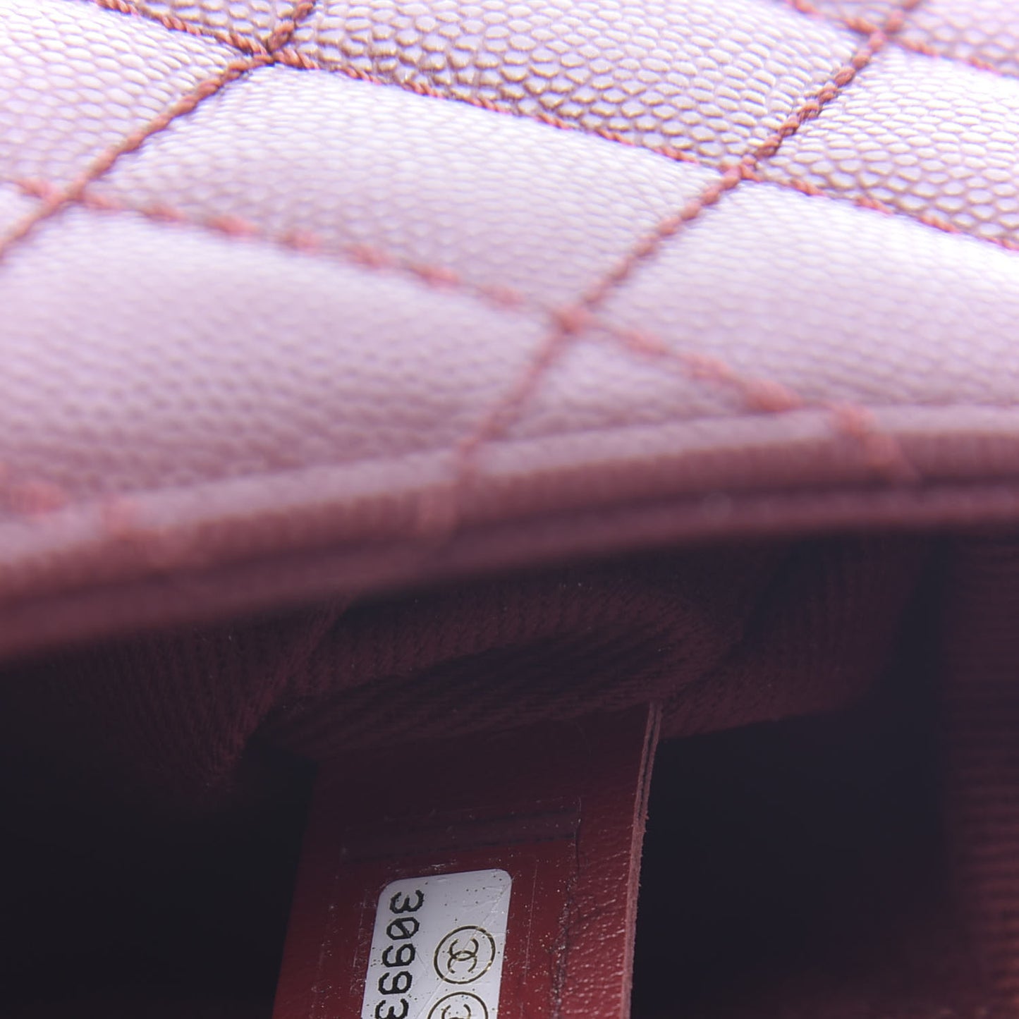 Caviar Quilted Extra Mini Coco Handle Flap Burgundy