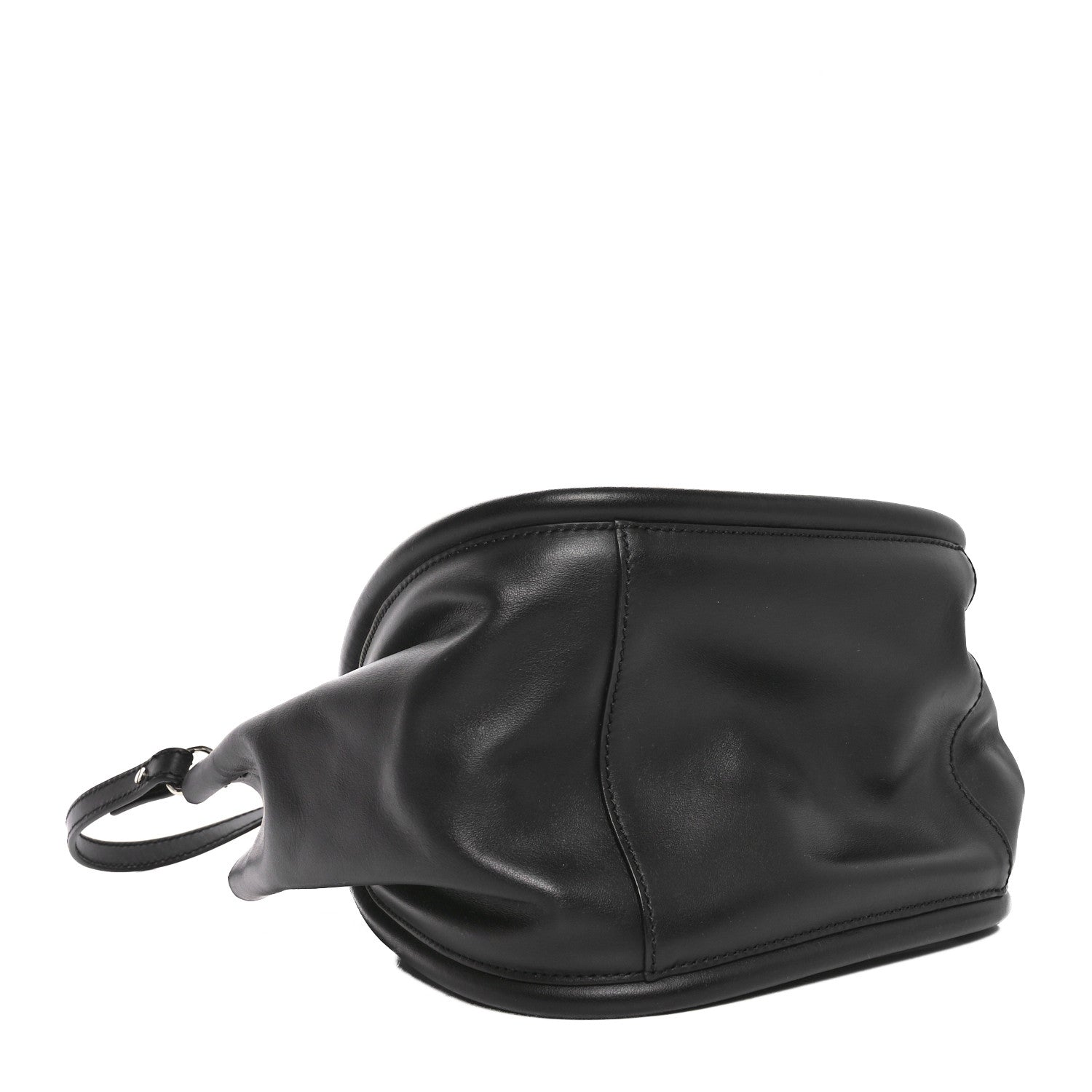 Proenza Schouler Calfskin Small Ruched Tote Black 4 of 11