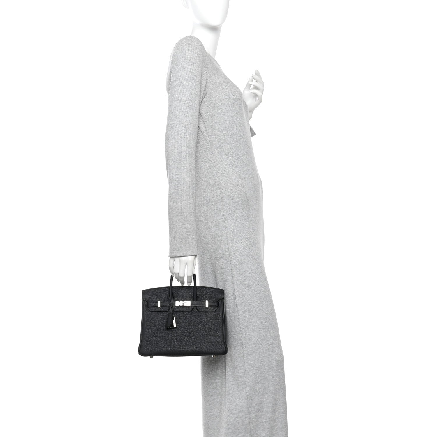 Hermes Togo Birkin 25 Black 2 of 11