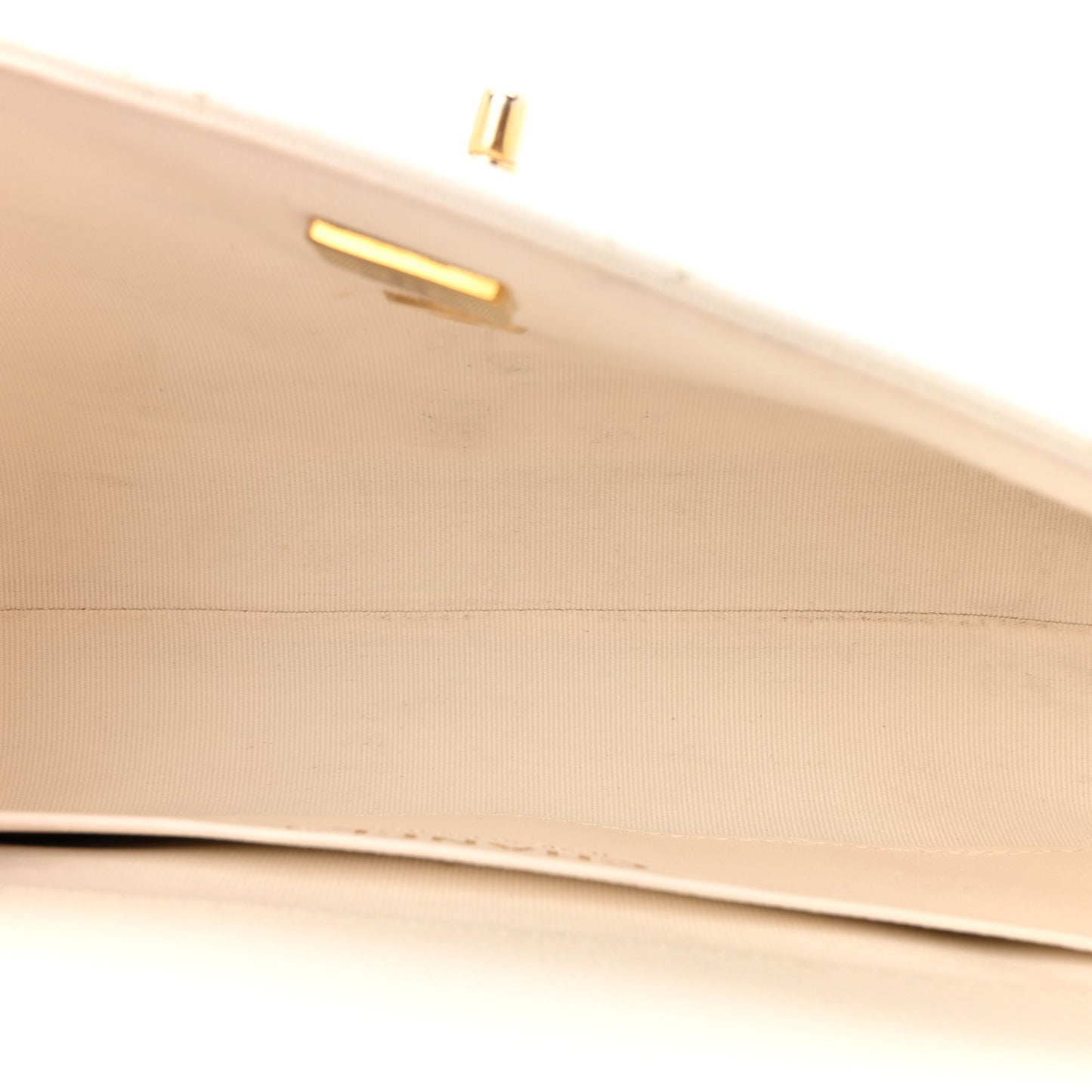 Caviar Quilted Small Flap White