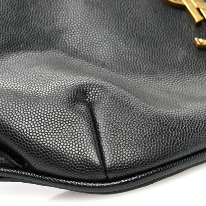 Saint Laurent Grain De Poudre Monogram Belt Bag Black 8 of 9