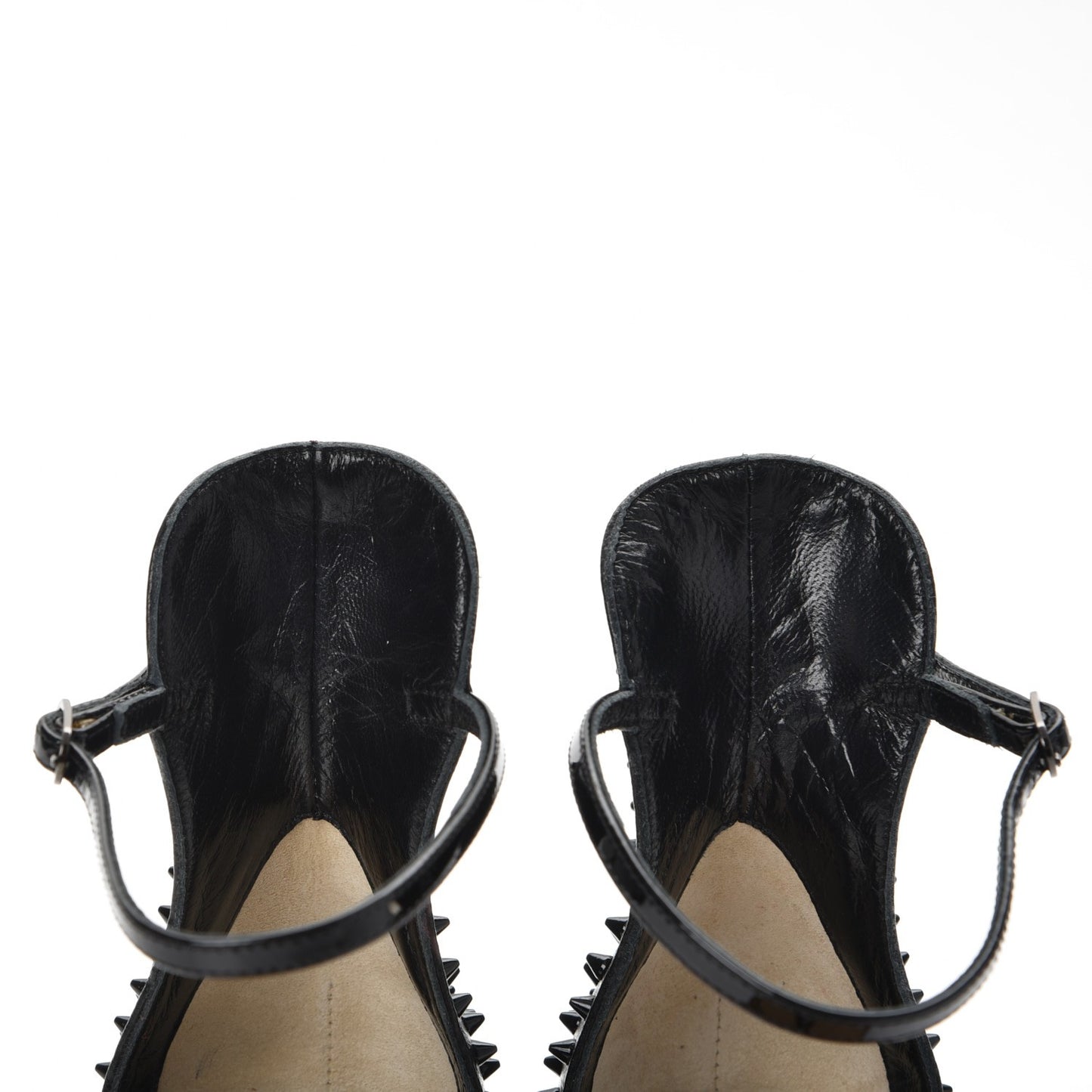 Patent Nappa Trezanita 70 Sandals 38 Black