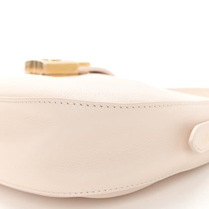 Louis Vuitton Grained Calfskin Low Key Shoulder Bag Limestone Gray 9 of 10