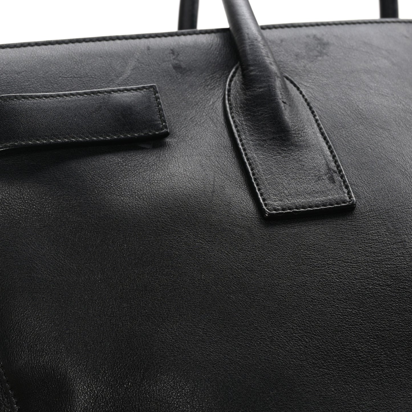 Calfskin Large Sac De Jour Carryall Black