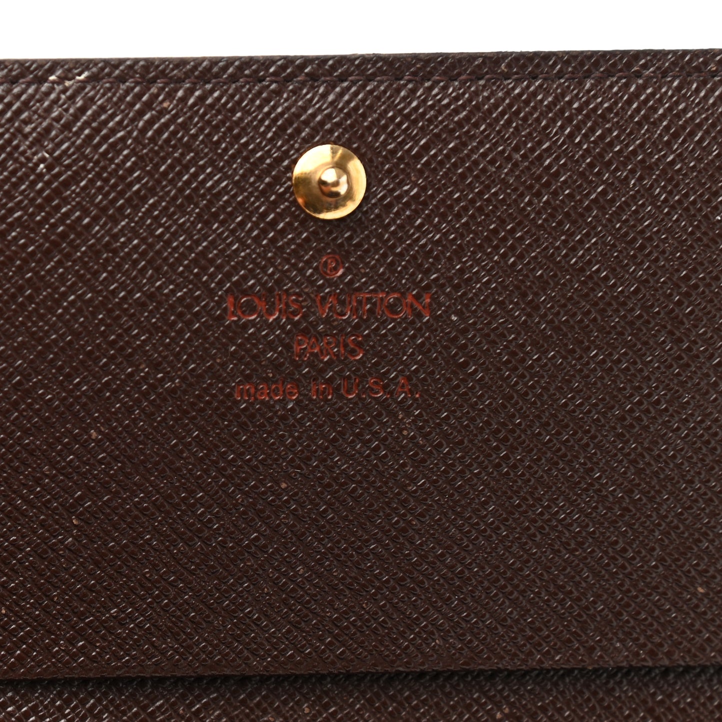 Damier Ebene Porte-Monnaie Tresor Wallet
