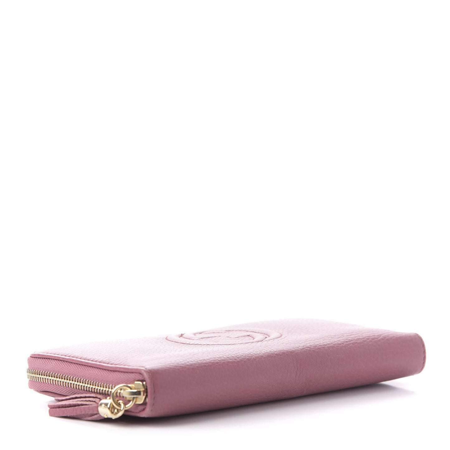 Pebbled Calfskin Soho Zip Around Wallet Peonia Flower