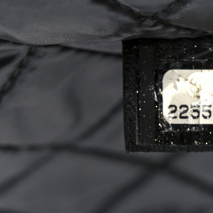 Chanel Coated Canvas Airline Large Travel Bag Black White 7 of 10