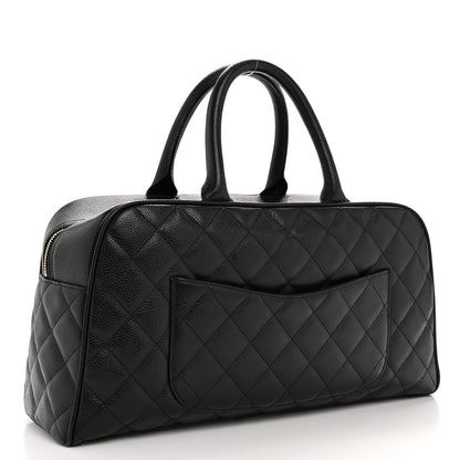 Chanel Caviar Quilted Large Bowler Black 3 of 12