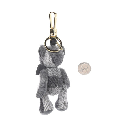 Burberry Cashmere Check Thomas Bear Charm Mid Grey 2 of 2
