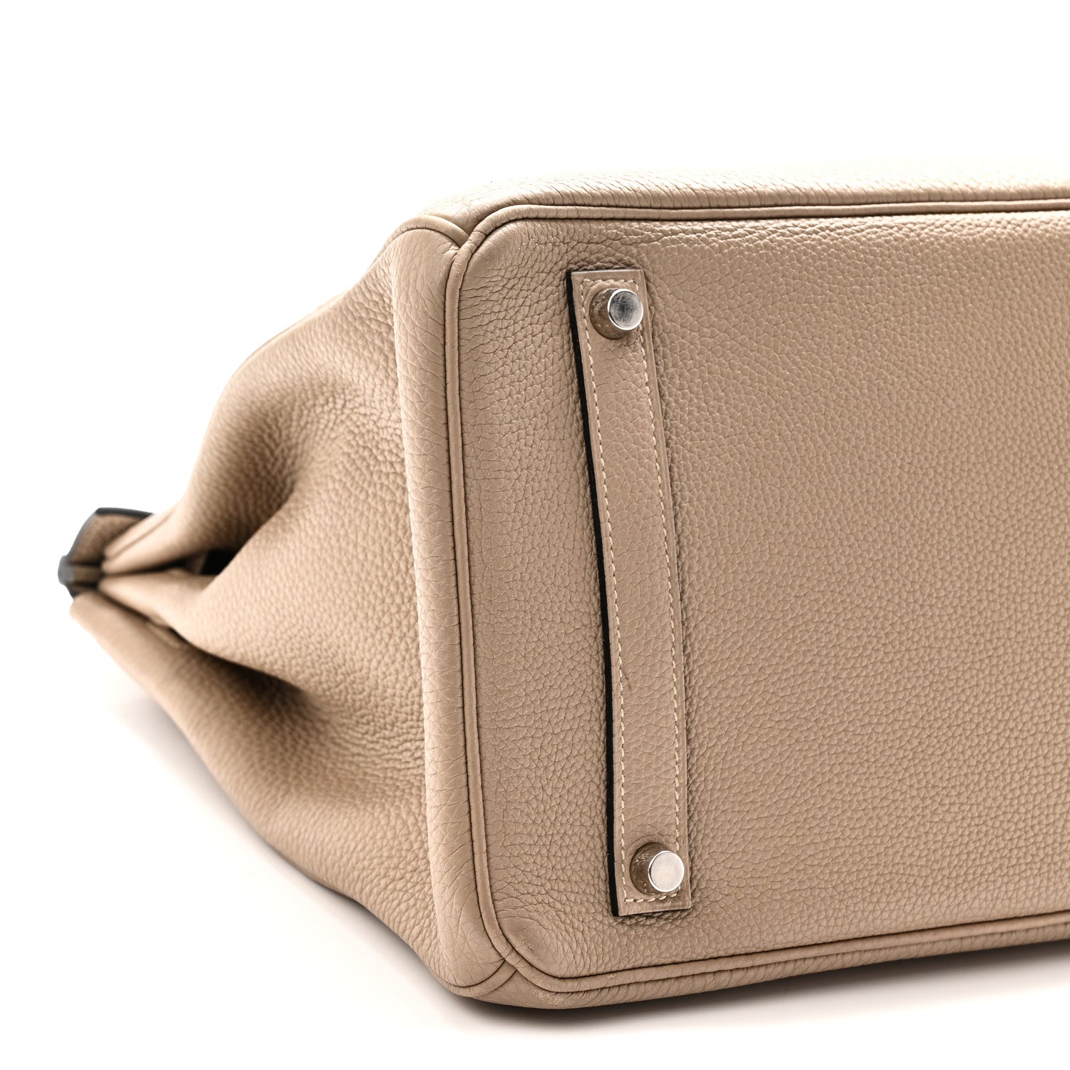 Hermes Taurillon Clemence Birkin 35 Gris Tourterelle 9 of 10