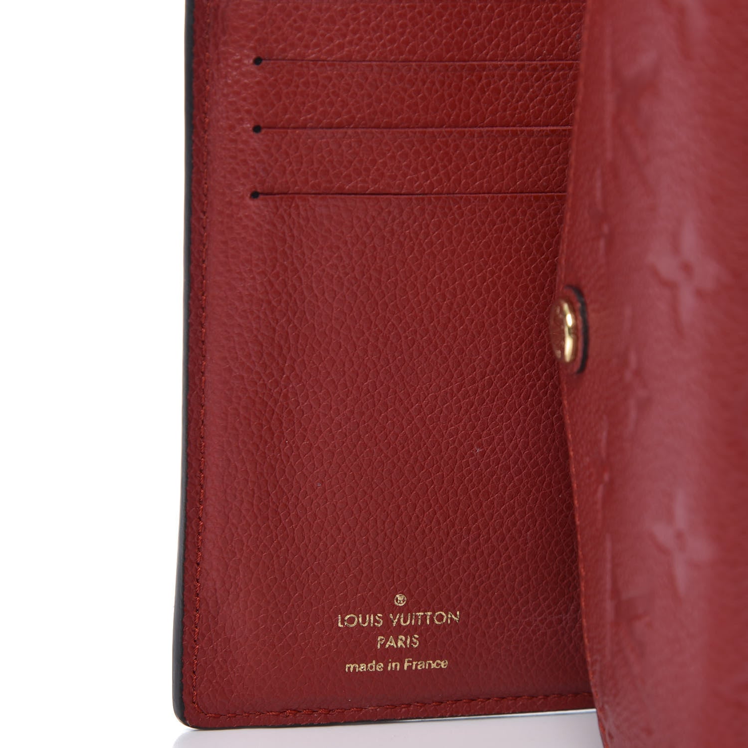 Louis Vuitton Empreinte Compact Curieuse Wallet Cherry 8 of 9